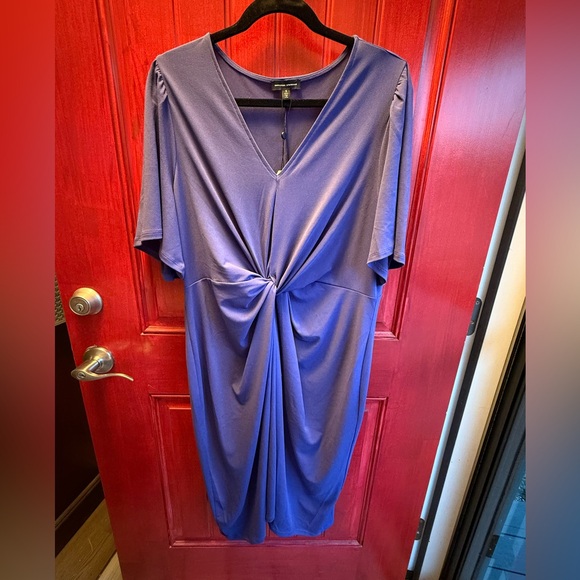 Universal Standard Periwinkle V-Neck Dress - NWT - Picture 1 of 5